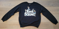 Space Jam Black A New Legacy Looney Tunes Tune Squad Pullover Sweatshirt Large