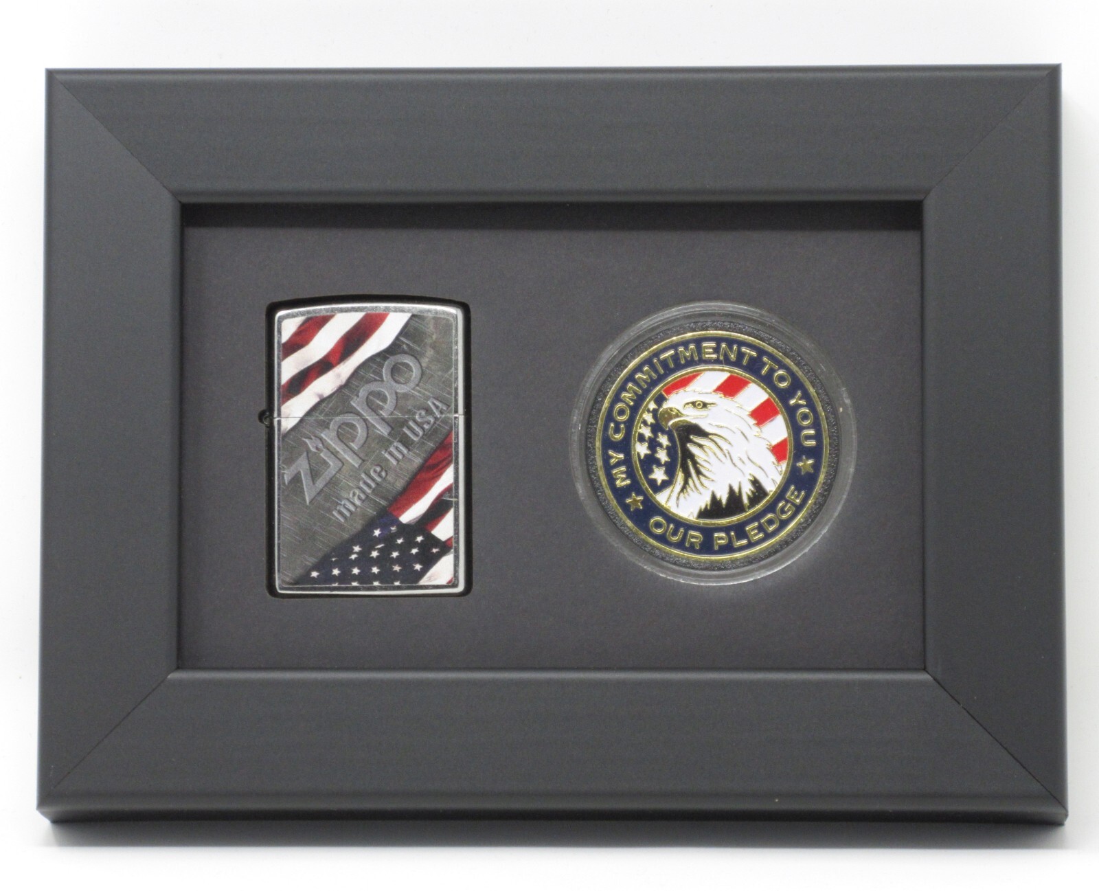 With Challenge  Coin (not Included) Picture Display Wall Frame