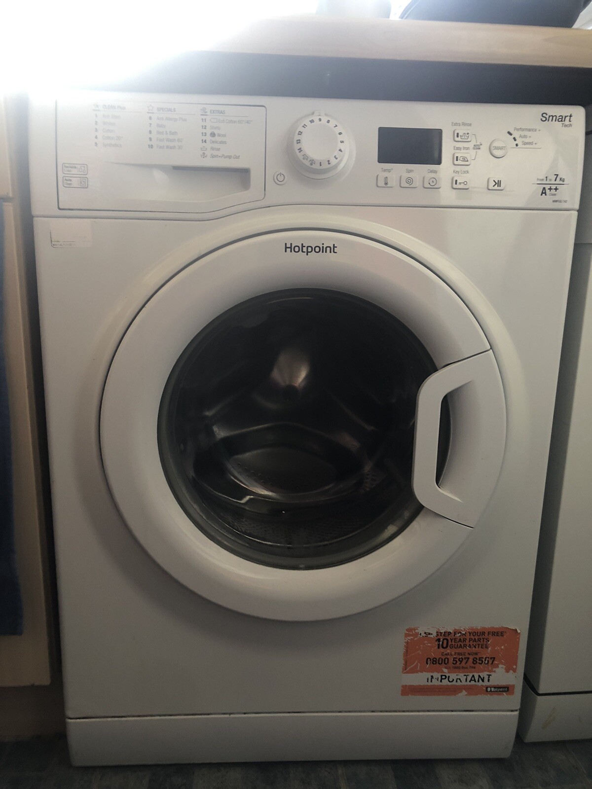 Hotpoint washing machine WMFUG 742 eBay