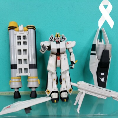 Gundam Mobile Suit FA-93 HWS Nu Heavy Weapon System Action Figure Deluxe Set