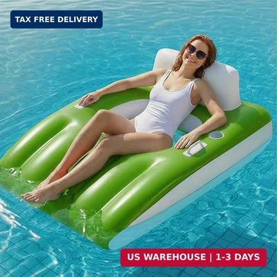 Funscape Inflatable Pool Lounge Floats Adult, Large Swimming Pool Sofa Floaties,