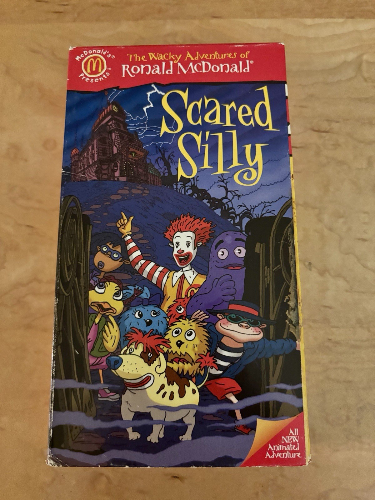 The Wacky Adventures Of Ronald McDonald Scared Silly 1998 VHS McDonalds