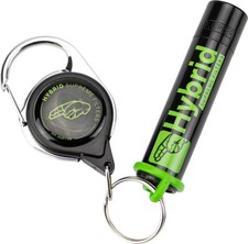 CLIPPER AUSTRIA HYBRID CLOOP GREEN LIGHTER LEASH RETRACTABLE 60CM CORD w KEYRING