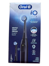 iO Series 2 Oral-B Rechargeable Electric Toothbrush Starter Kit w/2 Heads Black