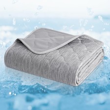 Cozy Bliss Leakproof Cooling Blanket for Large Dogs   QMax 0.4, Durable  Was...