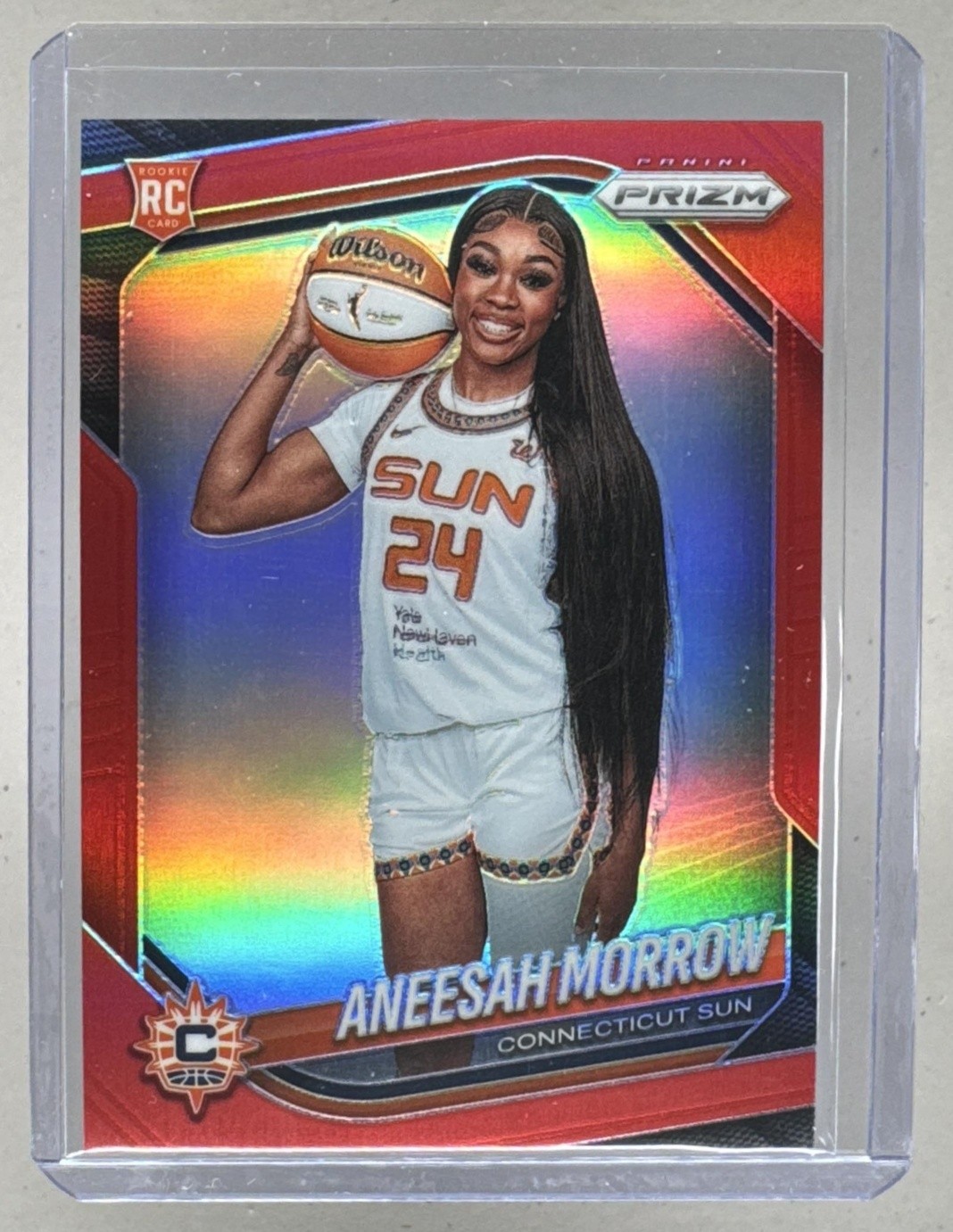 Aneesah Morrow 2025 Panini WNBA Prizm #146 Red Rookie RC /299