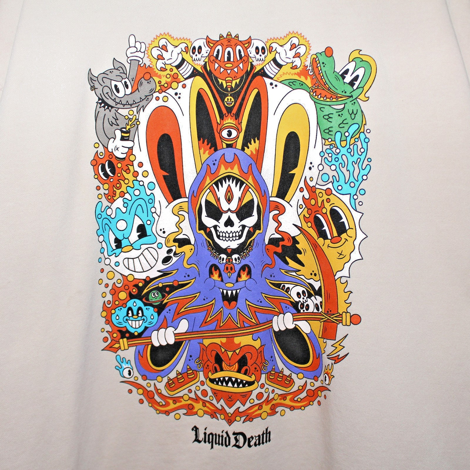 Liquid Death Mind Splitter Pullover Sweatshirt Si… - image 4