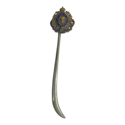 RNWMP Royal North West Mounted Police Souvenir Letter Opener with Collar Badge