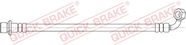 Fits QUICK BRAKE QB58.003 Brake Hose QB58.003 Brake pipe/hose flexible rear R (