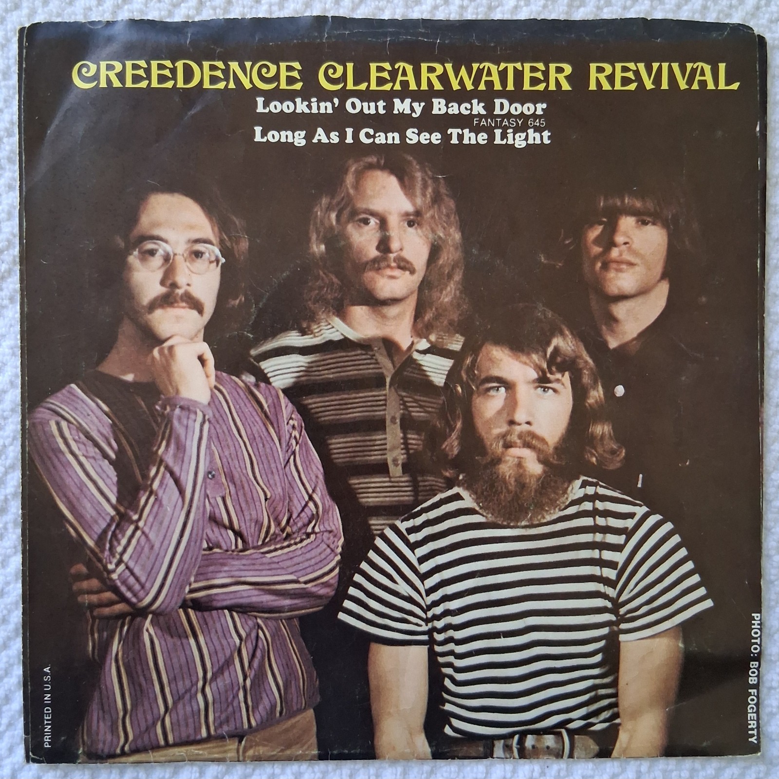 Creedence Clearwater Revival, Lookin' Out My Backdoor/, 45rpm, 1970, Fantasy 645