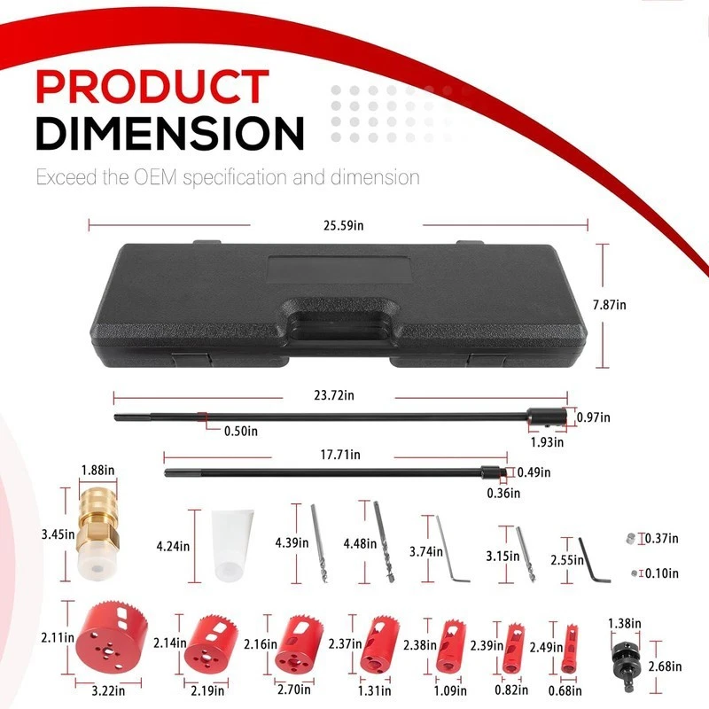 08350 DM3MECH Mechanical Hot Tapping Machine Kit for NPT Complete with Hole Saws - Image 3 of 4