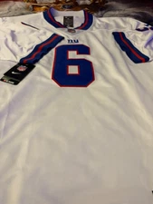 2025 Jaxson Dart White Alternate #6 New York Giants Men’s Jersey limited sizes