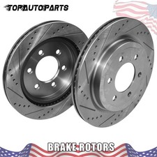 2x Drilled Brake Rotor for Ford Expedition 18-21 F-150 Lincoln Navigator Rear