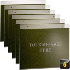 Officemate Horizontal Sign Holder, 6PK (oic-23061) (oic23061)