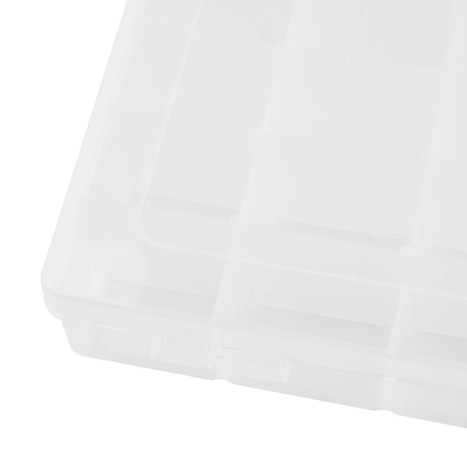Éventails Transparent Plastique Rangement Caisse Schmuckschachteln Perles - Photo 3/4