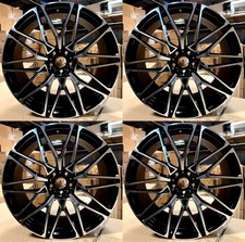 20 Bmw G20 G30 G32 5x112 Black Machined Wheels 3 5 Series M550i Rims Set Of 4