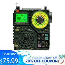 TR112 Short wave Radio AM FM AIR MW VHF WB MultiBand Ham Radio Bluetooth camping