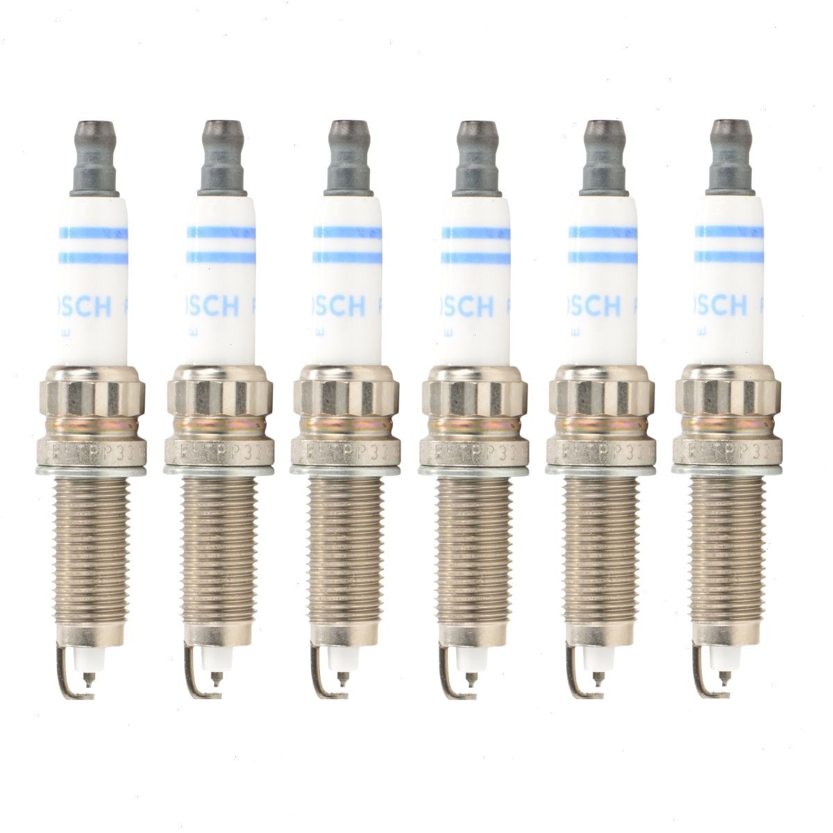 6 pc Bosch Double Platinum Spark Plugs for 2011-2016 BMW 535i xDrive 3.0L L6 ls