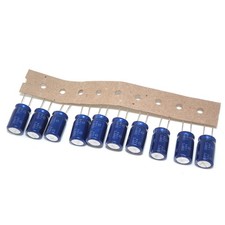 10x 25V 1000uF ELNA Blue Electrolytic Capacitors Volume 1000uF25V 10x16 mm