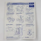 1993 GI Joe Dino-Hunter Vehicle Blueprints Instructions English RARE Cobra VG
