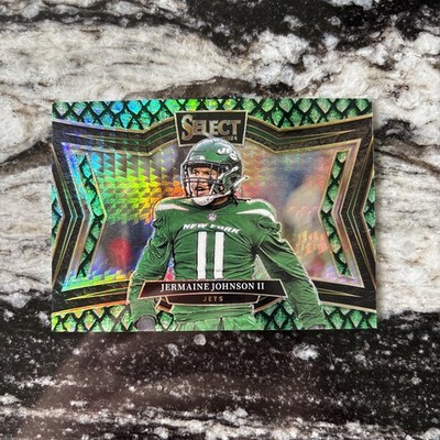 2024 Panini Select - Field Level Jermaine Johnson II #450 Dragon Scale Prizm /70