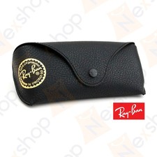 Rayban Sunglasses Eyeglasses Optical Soft Leather Black Case w/ Cloth  BOX