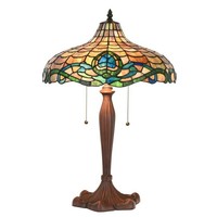 5LL-1208 Tiffany-Lampe-Leuchte-Tischlampe-Tischleuchte-Stehlampe Ø 41X60 Cm E27/