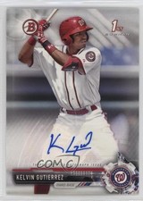 2017 Bowman Retail Prospect Auto Kelvin Gutierrez #PA-KG Auto ok2
