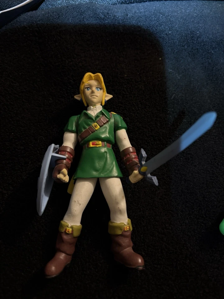 Figura de acción The Legend of Zelda Ocarina of Time Link 1998 de 4 pulgadas Foto 2 de 4