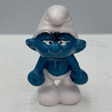 Figura de PVC Pitufo Gruñón 20157 De Colección Angry Grouchy Schleich Peyo Estatuilla