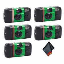 5xFUJIFILM QuickSnap Flash 400 Disposable Camera 27 Exposures , Bundle
