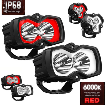 NOVSIGHT 3/4.5'' LED Pod Work Lights Spot Flood Beam Jeep Truck SUV Off Road Lamp