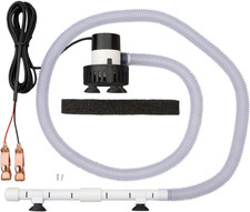 Live Well Bait System Aerator Kit Portable Bubbler Pump Fishing Bucket