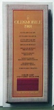 1988 Oldsmobile Color Chip Fabric Cutlass 88 98 Toronado Touring Sedan Folder