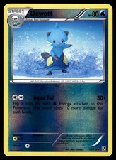Dewott 30/114 Uncommon Black & White Pokemon Reverse Holo LP 9small crease)
