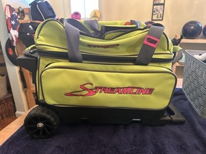 STORM BOWLING BALL BAG Streamline by Storm 2 Ball Roller Bowling Bag Green