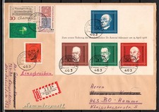 Sellos Alemania Correo Coleccionista con Bloque 4 Sellos (A 1119)