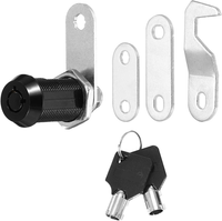 1-1/8 Zoll Schwarze Schrank SchlöSser Mit Schwarzen SchlüSseln, 1 Packung Zinkle