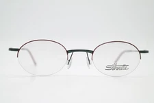 Silhouette 7370 /40 Green Copper Half-Rim Eyeglass Frame New