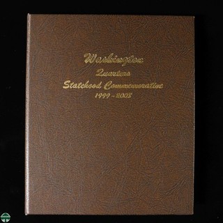 Dansco Album 7143 Statehood Quarters 1999 2008 5 Pages Used