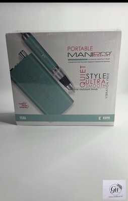 KUPA MANIPro Passport Portable Teal Nail File & Drill Acetone Resistant, Quiet