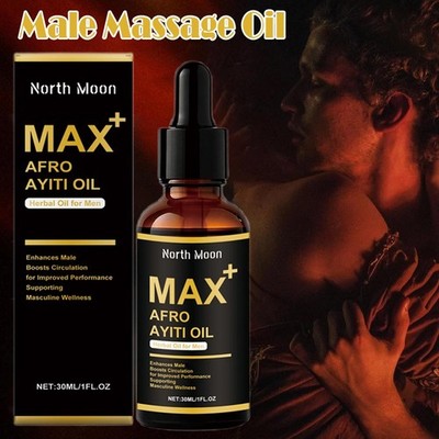 1-3X Max+ Afro Ayiti Öl Kräuteröl für den Mann Verbessert männliche Boosts D7U5