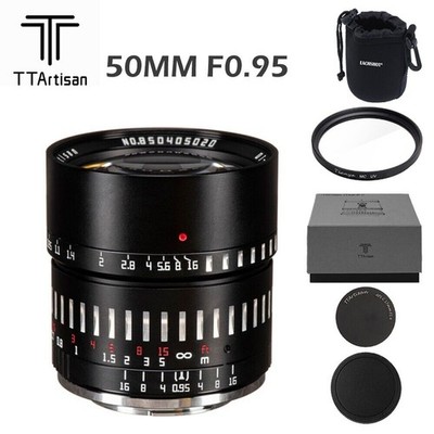 TTartisan 50mm F0.95 APS-C manuelles Objektiv für Sony Canon Fuji Nikon Leica M
