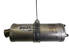 Auspuff Sportauspuff X226 Suzuki GSX-R 600 K1 K2 Endtopf Shark Racing muffler