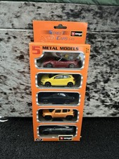 Burago 5 Metal Models 1:43 Diecast Street Cars - New
