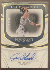 Panini 2022 Immaculate Shadowbox Signatures Joe Girardi Cubs Auto #SS-23 41/49