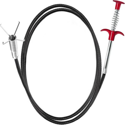 61 Inch Sink Drain Grabber, Flexible Claw Pickup Tool for Narrow Spaces, Hair an