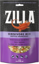 Zilla Reptile Munchies Omnivore Mix, Dehydrated Vegetables, 4 Oz