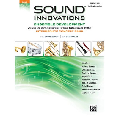 Alfred Sound Innovations Concert Band Ensemble Development Percussion 2 Book