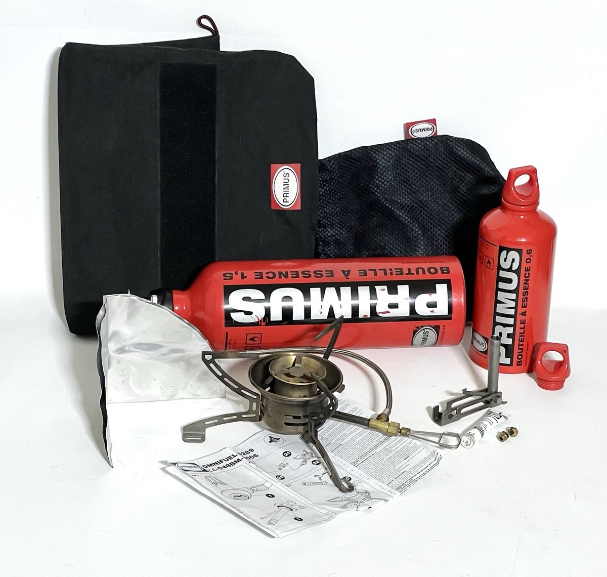Primus OmniFuel 3289 camping stove Bundle 1.5 & 0.6 l Fuel